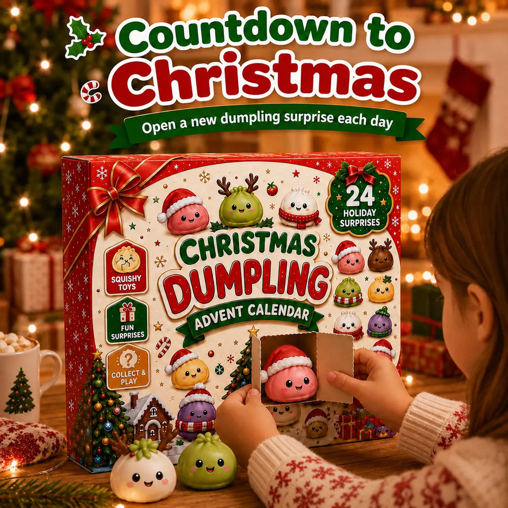 24-day mini squishy advent calendar, closed box